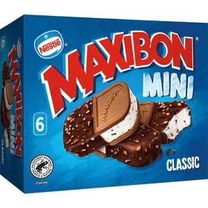 Cookie Sándwich de Galleta con Helado de Vainilla y Trocitos de Chocolate 4 Unidades Nestle Maxibon
