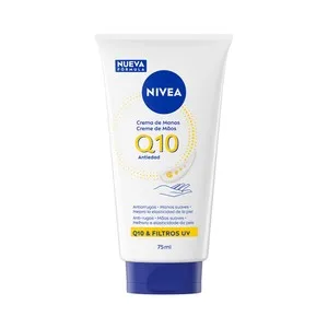 Nivea Q10 Crema de Manos Antiarrugas con Filtros UV 75 Ml.
