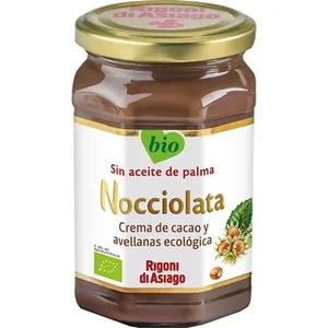 Nocciolatta Crema de Cacao y Avellanas Ecológica  Rigoni DI Asiago 270 G