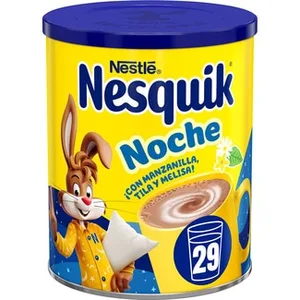 Noche Cacao Instantáneo con Tila, Melisa y Manzanilla sin Gluten  Nestle Nesquik 400 G