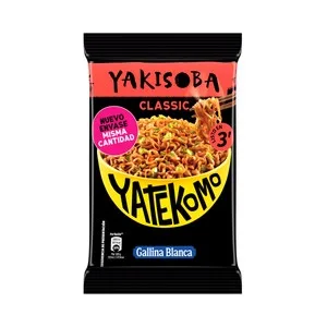 Yatekomo Noodles Fideos Instantáneos Yakisoba Classic 93 G.
