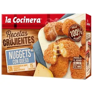 LA Cocinera Nuggets de Pollo (pollo Rebozado) con Queso 350 G.