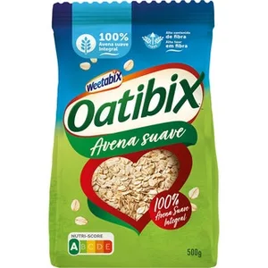 Oatibix Avena Suave Integral con bajo Contenido en Sal  Weetabix 500 G