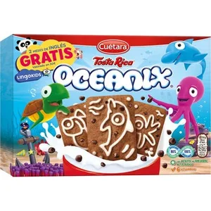 Oceanix Galletas con Pepitas de Chocolate  Cuetara Tosta Rica 400 G