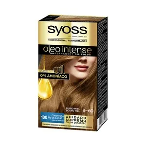 Syoss Oleo Intense Tinte de Pelo de Permanente Tono 8-60 Rubio Miel.