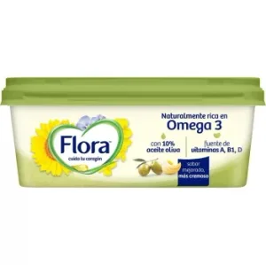 Margarina Oliva Flora sin Gluten, sin Lactosa y sin Aceite de Palma 225 G.