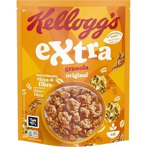 Original Cereales de Desayuno de Avena Tostada en Crujientes Granolas Kellogg's Extra