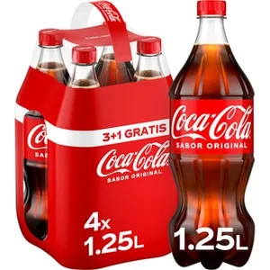 Original Refresco de Cola Pack 4  Coca-cola 1.25 L