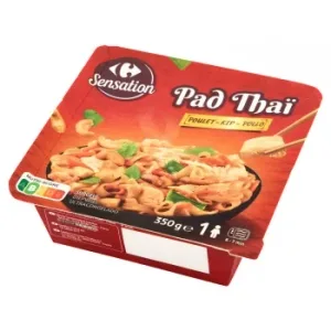 Pad Thai de Pollo Carrefour Sensation 350 G.