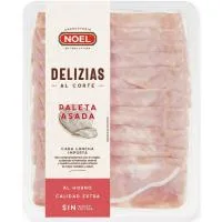 Paleta Asada al Horno Lonchas Finas Delizias Noel, Bandeja 150 G