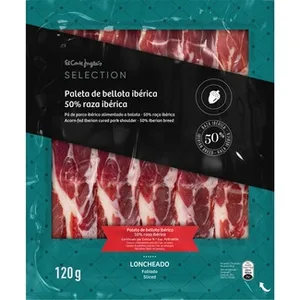 Paleta de Bellota Ibérica 50% Raza Ibérica en Lonchas  el Corte Ingles Selection 120 G