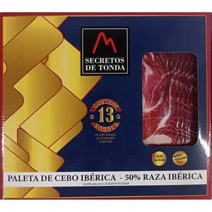 Paleta de Cebo Ibérica 50% Raza Ibérica Contiene 13 Sobres X 70 G sin Gluten sin Lactosa Secretos de Tonda 910 G