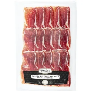 Paleta de Cebo Ibérica 50% Raza Ibérica en Lonchas sin Gluten sin Lactosa Sanchez Alcaraz 150 G