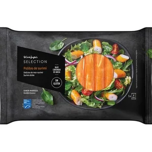 Palitos de Surimi Sabor Marisco MSC sin Gluten  el Corte Ingles Selection 375 G