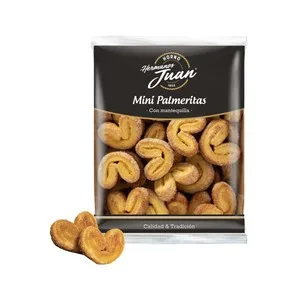Hermanos Juan Mini Palmeritas con Mantequilla 140 G.