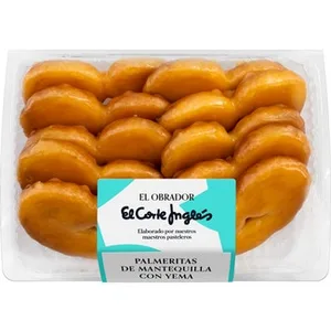 Palmeritas de Yema 10 Unidades  el Obrador el Corte Ingles 210 G