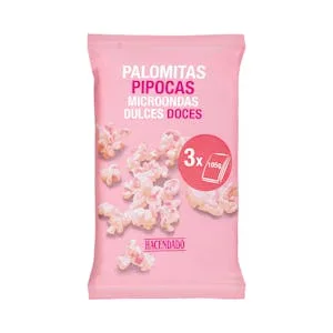 Palomitas de Maíz Dulces Hacendado para Microondas 0.315 KG