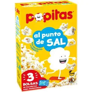Palomitas Microondas Saladas Pack de 3 3 X 100 Gr