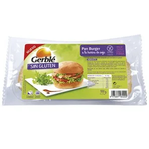 Gerblé Pan de Hamburguesa sin Gluten Gerblé Pack de 4 Uds X 75 G. 300 G