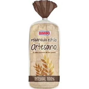 Pan de Molde Integral 100%  Bimbo Artesano 500 G