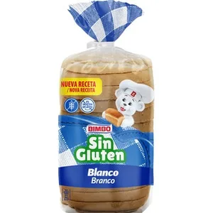 Pan de Molde sin Gluten y sin Lactosa  Bimbo 375 G