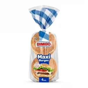 Pan Maxi Burger Bimbo 300 G.
