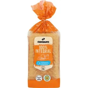 Pan Molde 100% Integral 0% Azúcares Añadidos 460 Gr