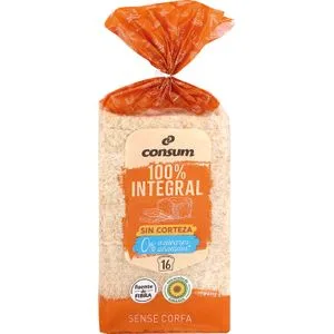 Pan Molde 100 %integral sin Corteza 450 Gr