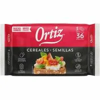 Pan Tostado Multicereal Ortiz, 36 Rebanadas, Paquete 320 G