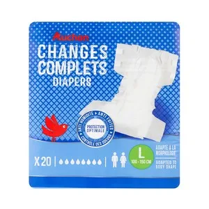 Producto Alcampo Pañal de Incontiencia Unisex Ultra Absorbentes, Talla L (100 - 135 Cm) 10 Uds.