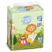 Pañales 15-25 Kg Talla XL Planeta Bebé de Dia Bolsa 18 Unidades