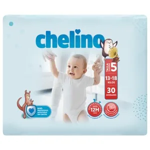 Chelino Pañales Talla 5 (13-18 Kg) 30 Uds.