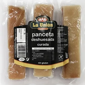Panceta Asturiana Deshuesada Curada sin Gluten 3 Unidades  la Union 400 G