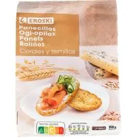 Panecillos Multicereales Eroski, Bolsa 250 G