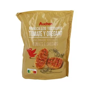 Producto Alcampo Panecillos Tostados Tomate y Orégano 160 G.
