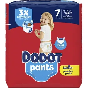 Pants Pañal & Braguita Unisex de +17 Kg Talla 7 Dodot