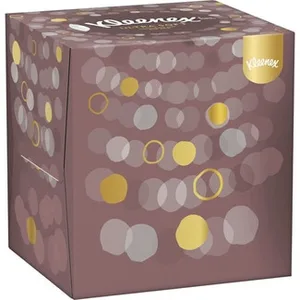Pañuelos Faciales Ultrasoft Cubo Collection Ultra Suaves  Kleenex 48 Unidades