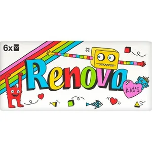 Pañuelos Higiénicos Kid's  Renova 6 Unidades