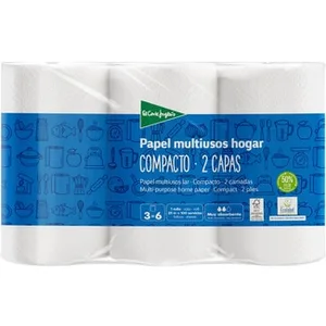Papel de Cocina Blanco Compacto 2 Capas  el Corte Ingles 2.99 Unidad