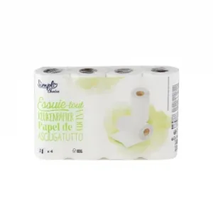 Papel de Cocina Doble Capa Simpl Choice 4 Ud.