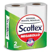Papel de Cocina Megarollo Scottex 2 Unidades