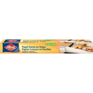 Papel de Horno Precortado Antiadherente e Impermeable Albal