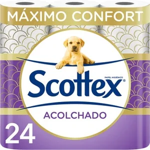 Papel Higiénico Acolchado 3 Capas  Scottex 24.06 Unidad