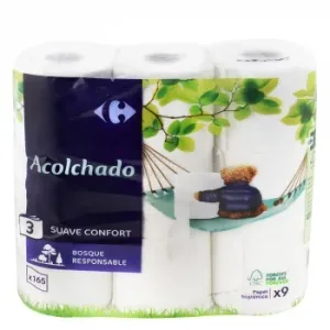 Papel Higiénico Acolchado Scottex 9 Rollos.