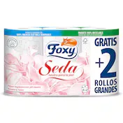 Papel Higiénico Seda Foxy 6 Unidades