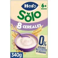 Papilla 8 Cereales Hero, Caja 340 G