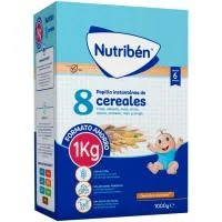 Papilla 8 Cereales Nutriben, Caja 1 Kg