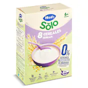 Papilla 8 Cereales sin Azúcares Añadidos Hero Baby Caja 410 G