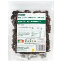 Pasas sin Semilla Eroski, Bolsa 200 G
