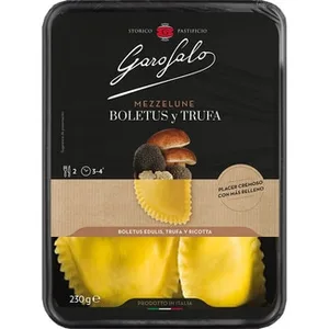 Pasta Fresca Mezzelune Relleno de Boletus y Trufa 2 Raciones Garofalo